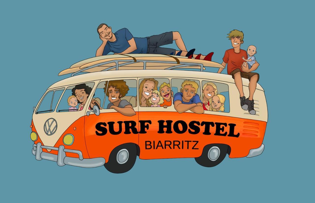 Surf Hostel Biarritz Bagian luar foto